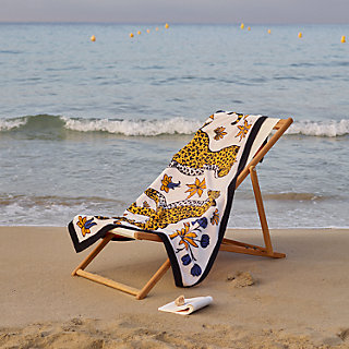 Toalha de praia Léopards | Hermès Brasil